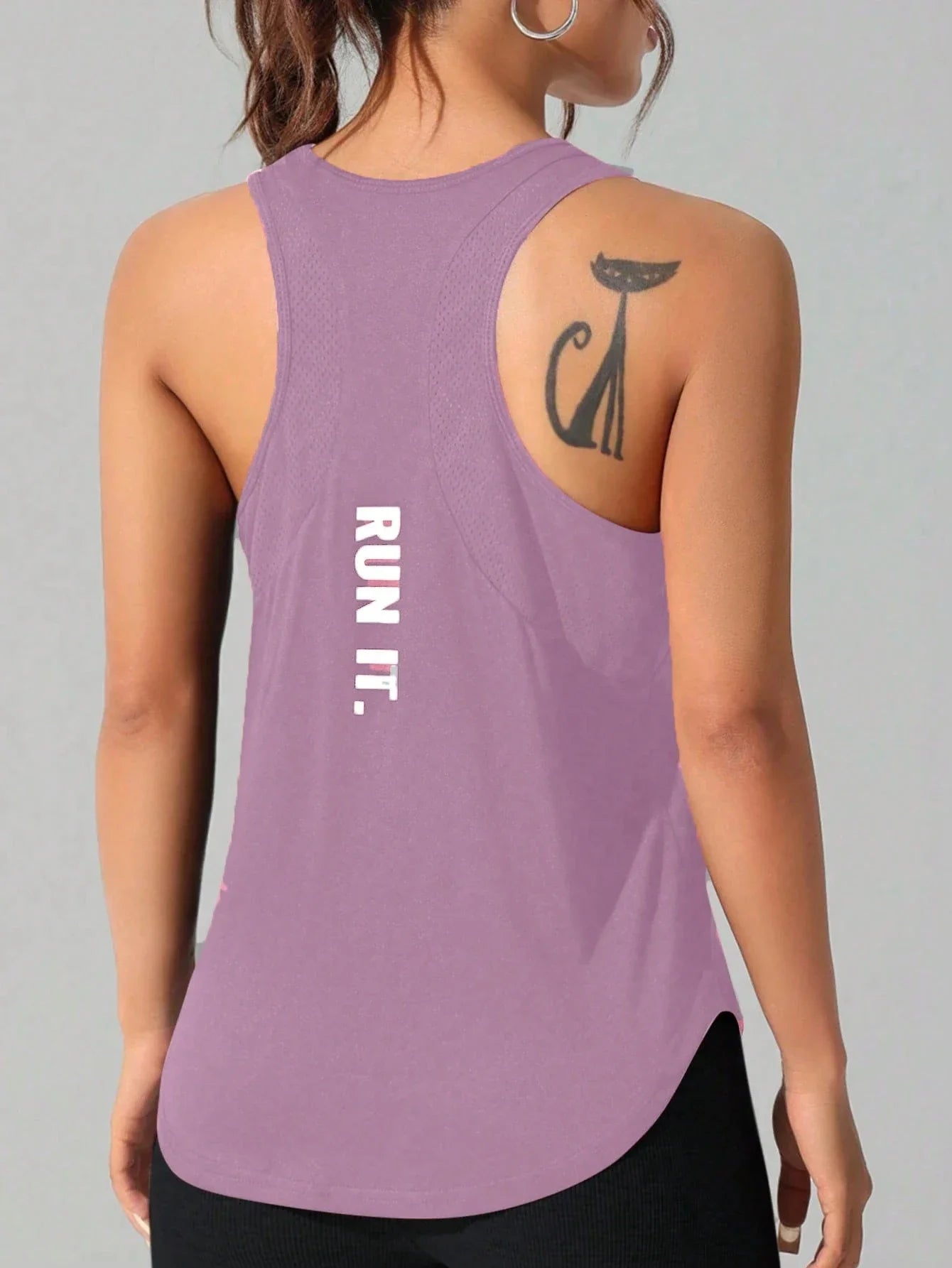 LOVELYX Flow: Women's Unique Letter Yoga-Run Vest