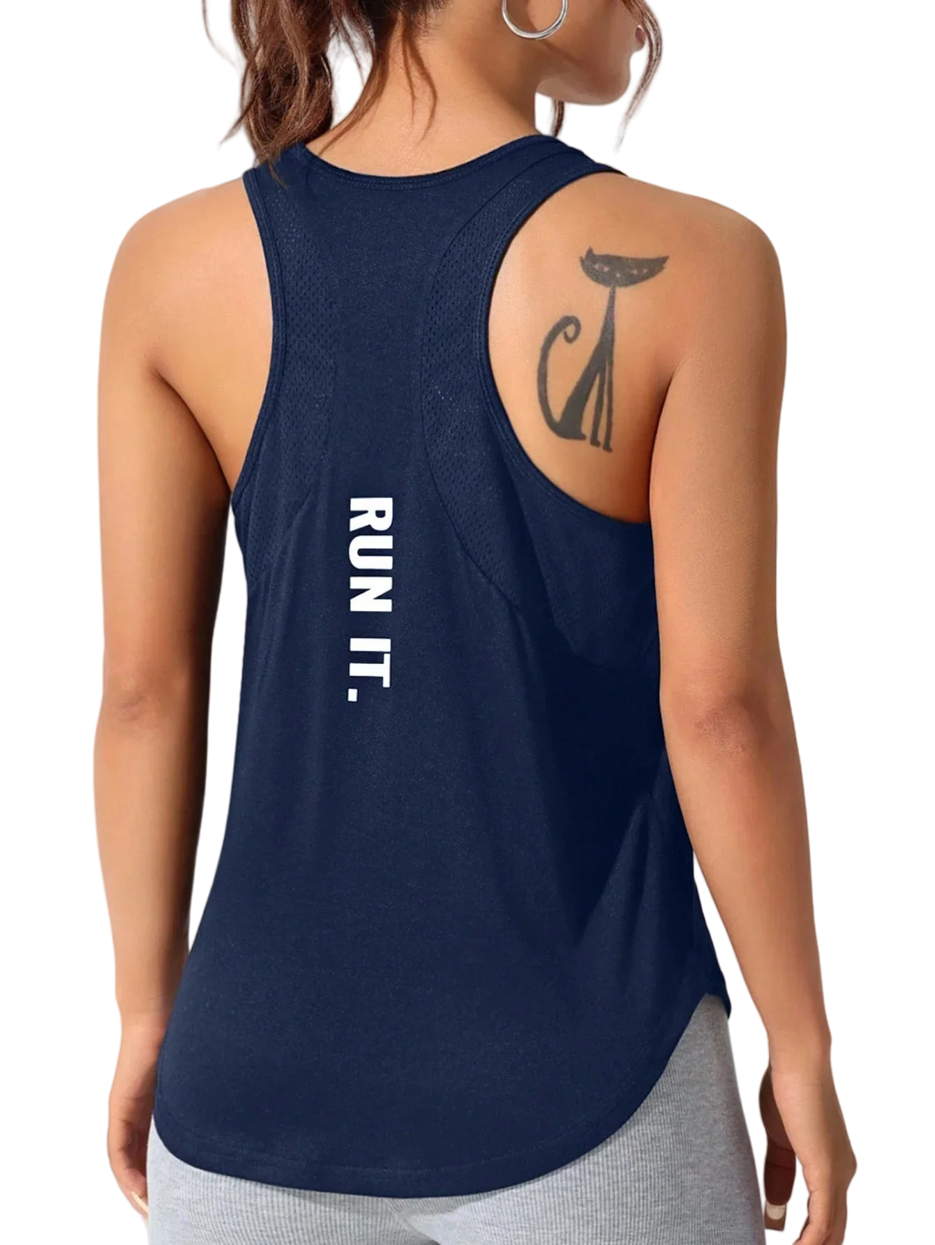 LOVELYX Flow: Women's Unique Letter Yoga-Run Vest