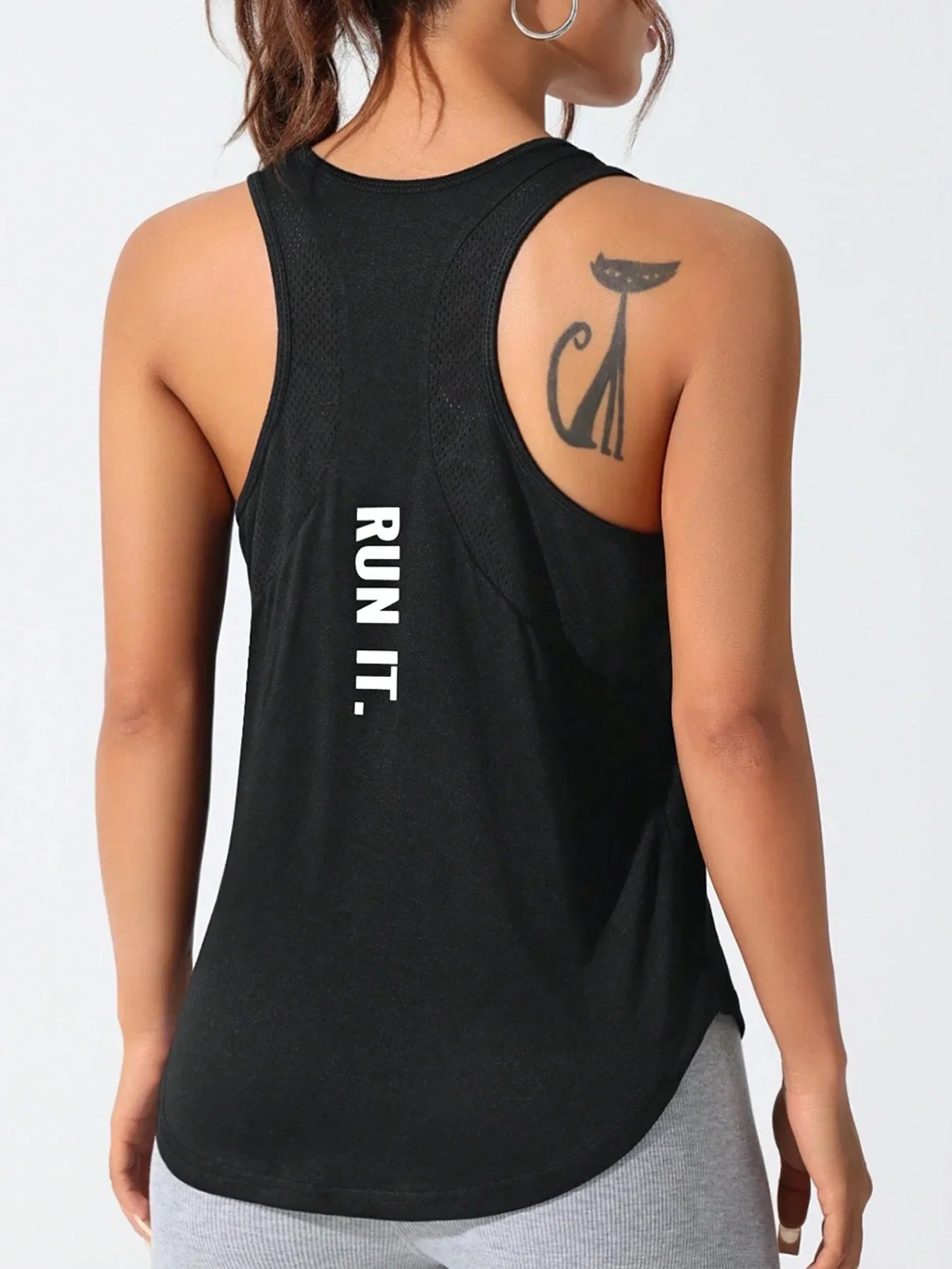 LOVELYX Flow: Women's Unique Letter Yoga-Run Vest