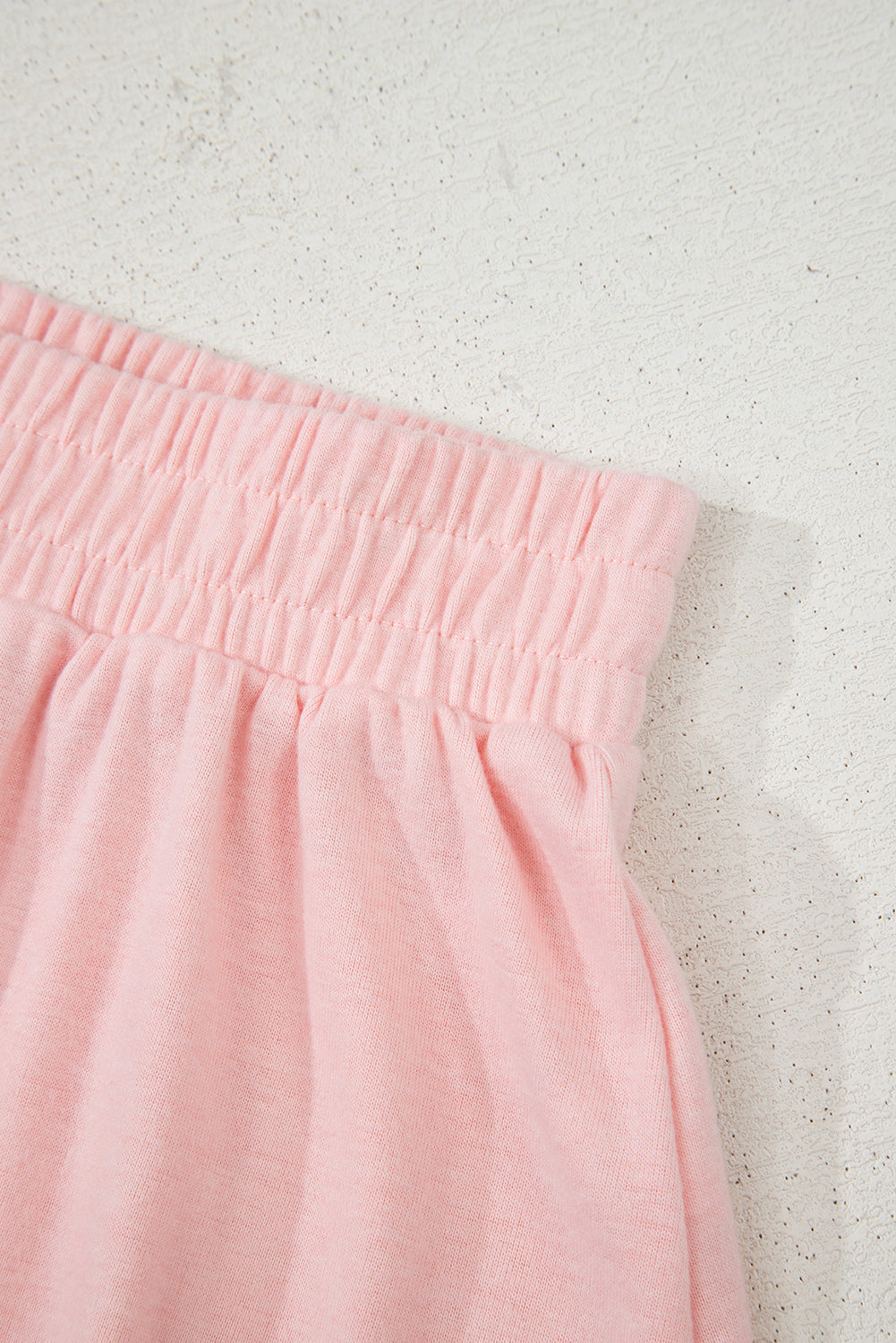 Light Pink 3 Pcs Crop Tank Top Shorts with Cardigan Lounge Set